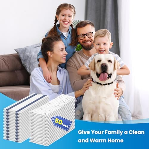 50 Pack Disposable Microfiber Mop Pads for Bona Mop Series