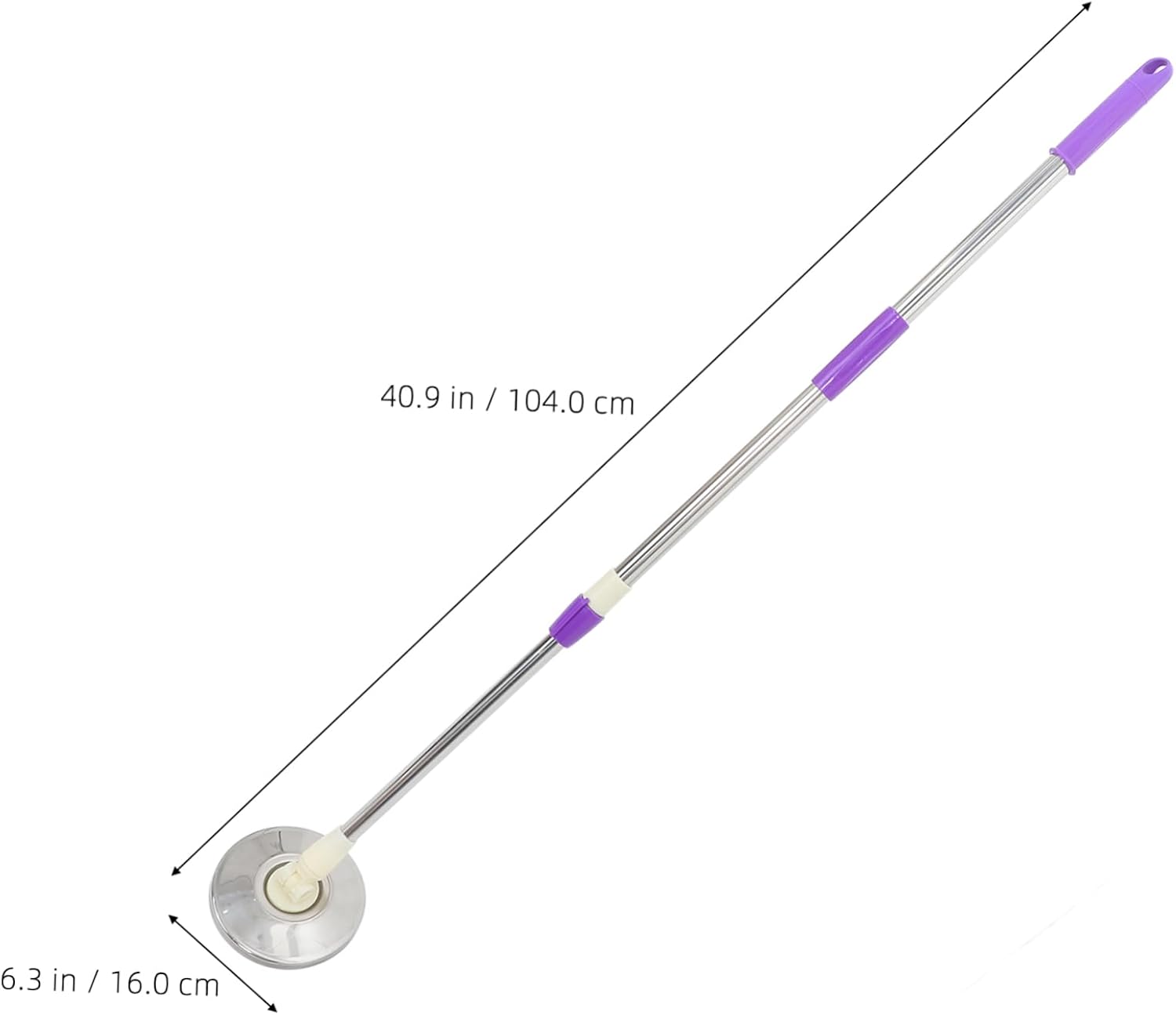 SHERCHPRY Extendable Mop Pole Handle with Rotating Design
