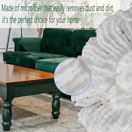 Falcontoy Microfiber Spin Mop Refills 8 Pack