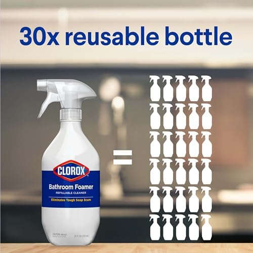 Clorox Refillable Bathroom Foamer Cleaner Starter Kit