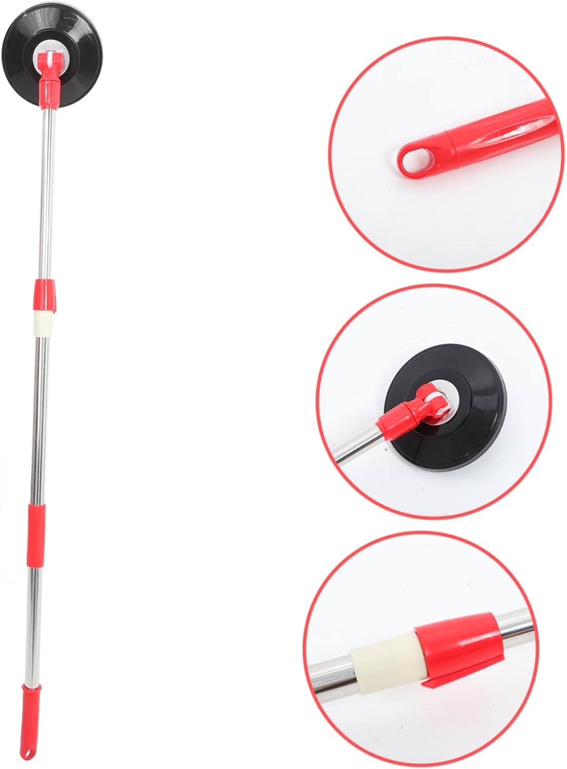 CALLARON Mop Pole with Rotating Handle for Efficient Floor Cleaning