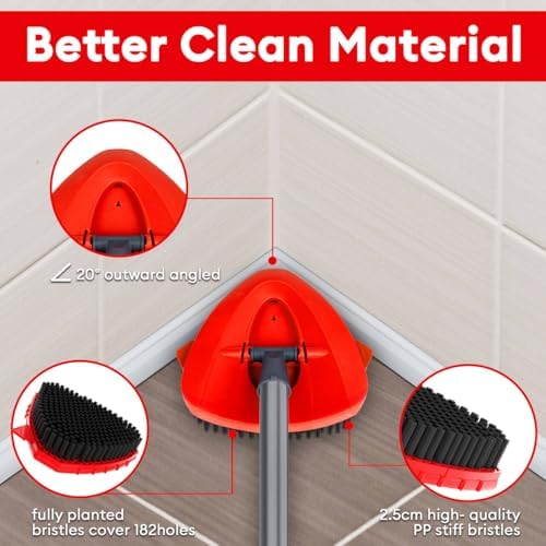 Dockvolt 2 Pack Scrub Brush Replacement for O-Cedar EasyWring 1 Tank