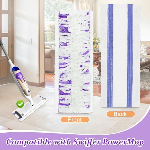 DLAIMI 12 Pack PowerMop Pads Refills for Swiffer