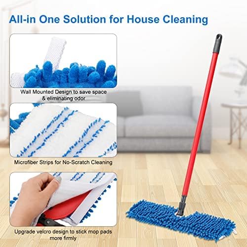 kCarpoly 2 Pack Thicken Mop Refills for Dual Action Flip System