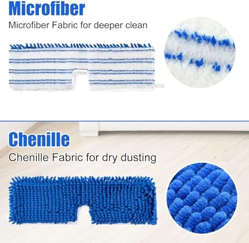 Yuunaie Mop Heads Replacement for O-Cedar Flip Mop 2 Pack 1