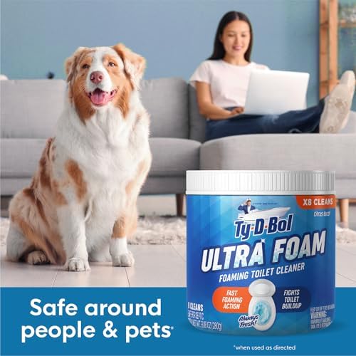 Ty-D-Bol Ultra Foam Toilet Bowl Cleaner - 8 Uses Citrus Scent