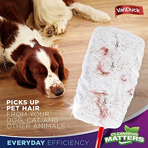 VanDuck 100 Cotton Terry Mop Pads 15x8 Inch Pack of 12