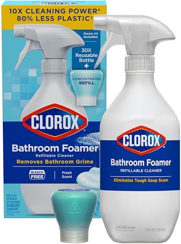 Clorox Refillable Bathroom Foamer Cleaner Starter Kit