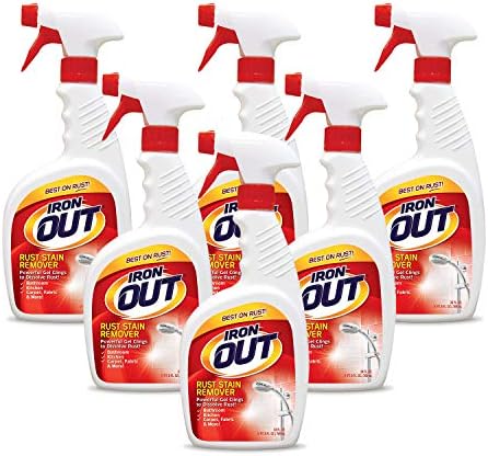 IRON OUT Spray Gel Rust Stain Remover 24 Oz Pack of 6