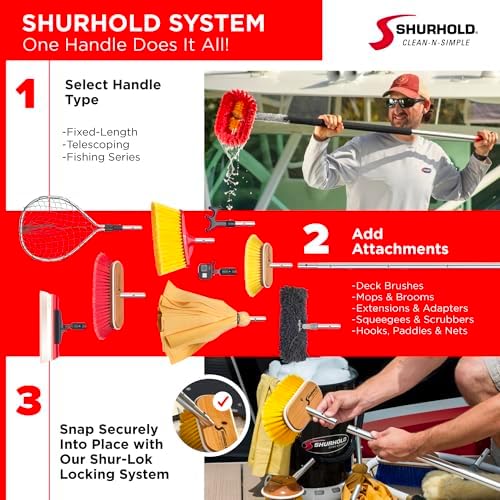 Shurhold 112 Cotton String Mop Handle White