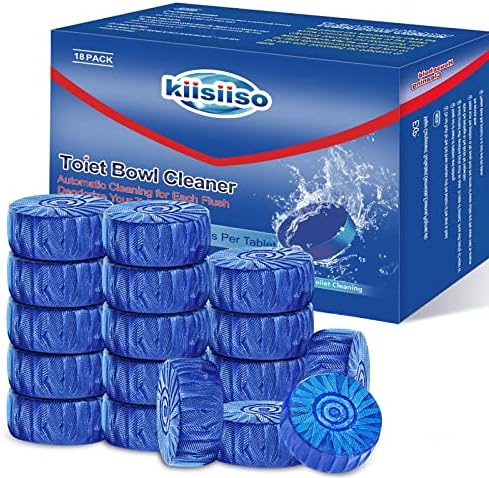 KIISIISO Automatic Toilet Cleaner Tablets 18 Pack Pine Scent