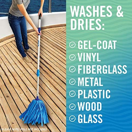 Better Boat Screw On Shammy Mop Head Replacement