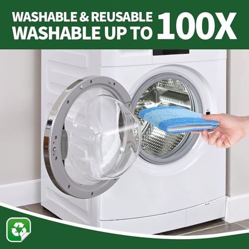 6 Pack Microfiber Cleaning Pads for Bona Mop