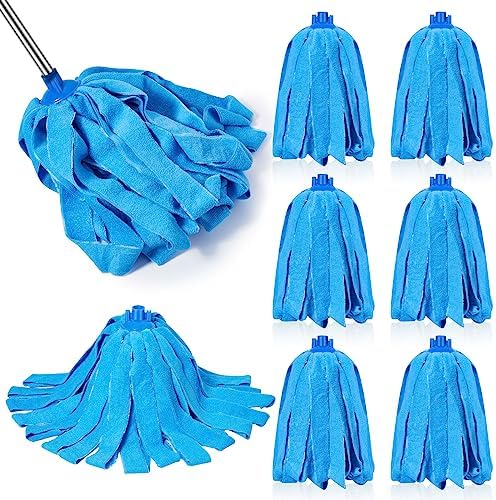 Tanlade 6 Pcs Microfiber Mop Head Replacement for 08 Inch Handle 1
