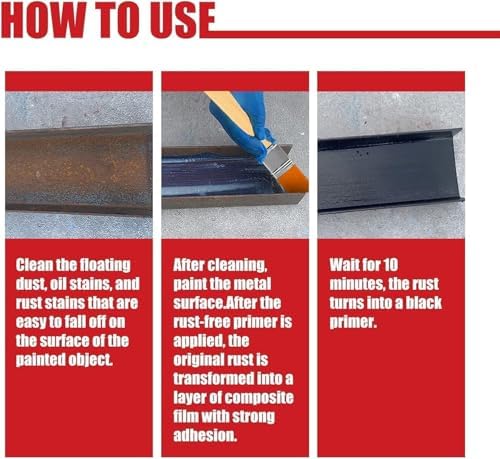 Rust Converter for Metal Anti Rust Coating 300g 106 Oz