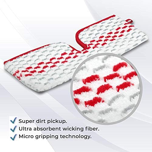 F Flammi Microfiber Spray Mop Refills 4 Pack