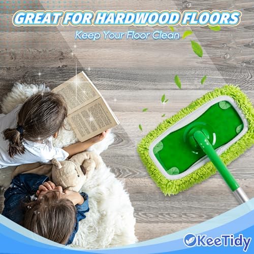 KeeTidy Reusable Mop Pads 3 Pack for Swiffer Sweeper 1