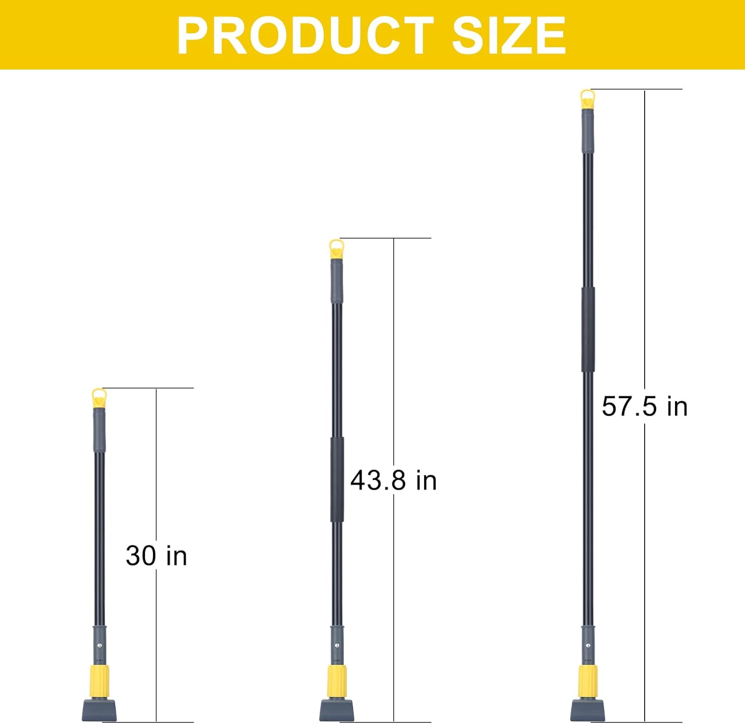 KeFanta 58 Heavy Duty Mop Handle 6 Pack