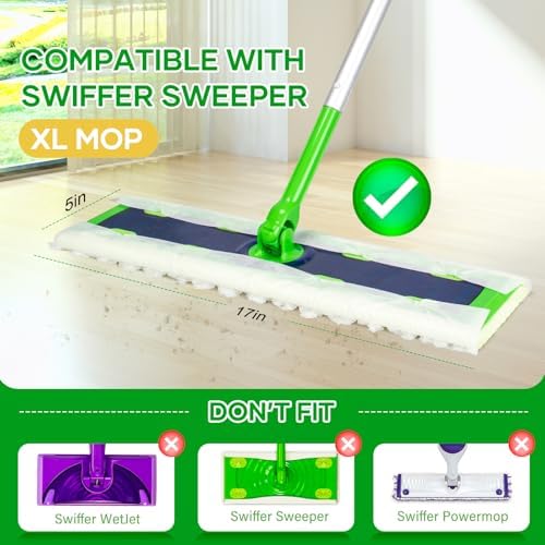 Liminfeit 80 Count Dry Mopping Cloths for Swiffer XL Mop