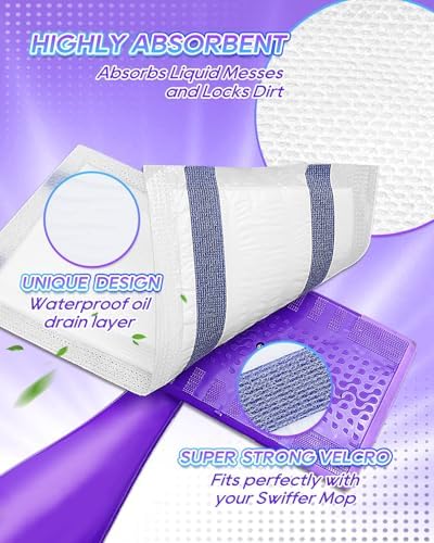YagoDago 30-Count Disposable Mop Pads for Swiffer Wet Jet
