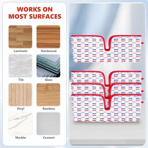 UMAYCOOL 4 Pack Mop Refill Pads for O-Cedar ProMist MAX