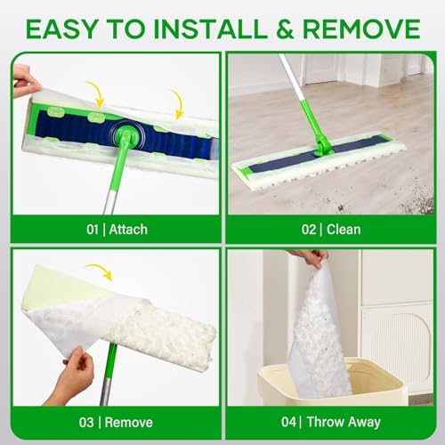 Liminfeit 80 Count Dry Mopping Cloths for Swiffer XL Mop