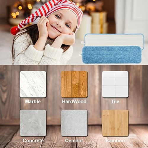 Windson 6 Pack 18 Microfiber Mop Pads Reusable