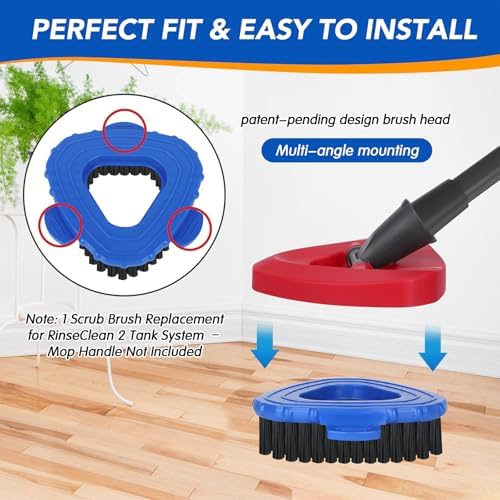 O Cedar RinseClean 2 Replacement Scrub Brush Head 2 Pack