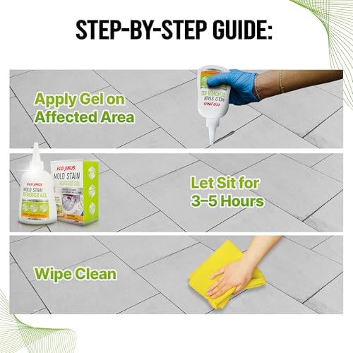 ECO JINUS Mold Stain Remover Gel 7 Fl Oz