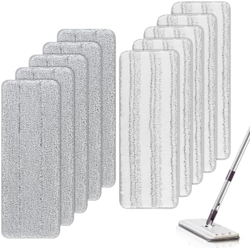 BeiLan Microfiber Mop Pads 10 Pack 13 x 49