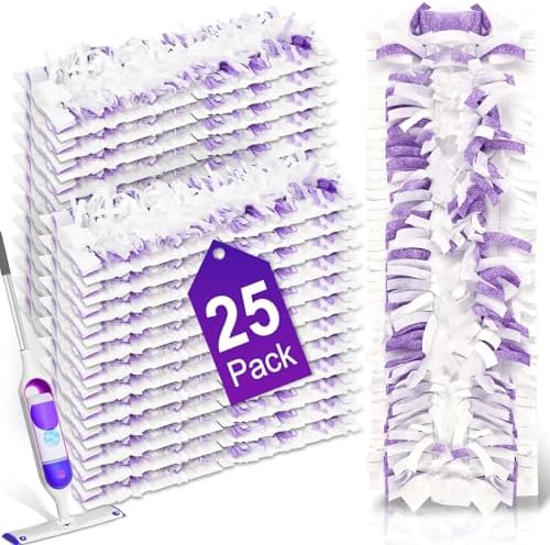 Dicorita Disposable Power Mop Pads Refills 25 Pack