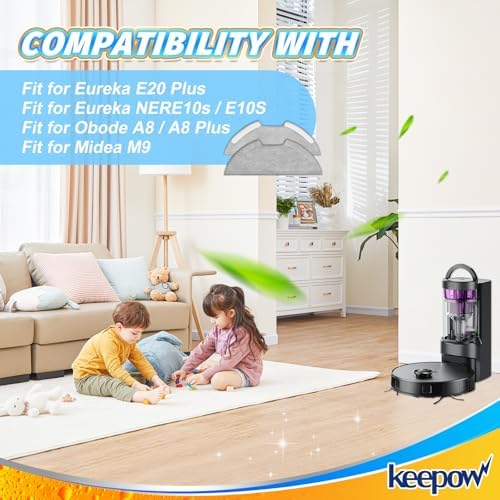 KEEPOW 8PCS Vacuum Replacement Parts for Eureka E10s E20 Plus
