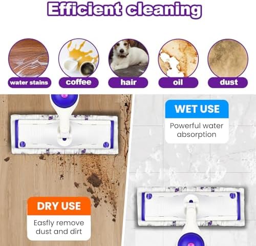 30 Pack Power Mop Refill Pads for Swiffer Multi-Surface Mops