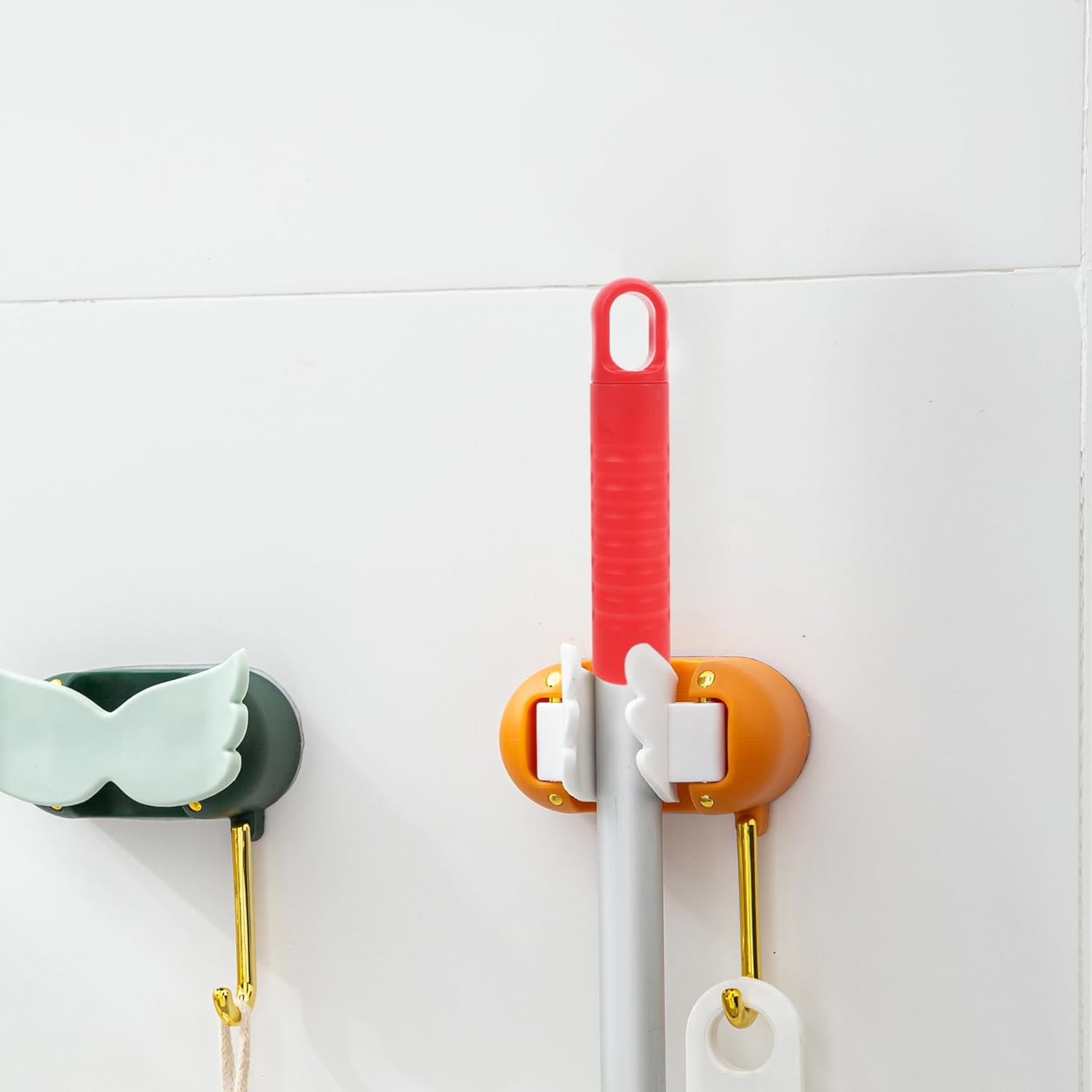 2pcs Mop Pole Replacement Grippers for Comfortable Cleaning