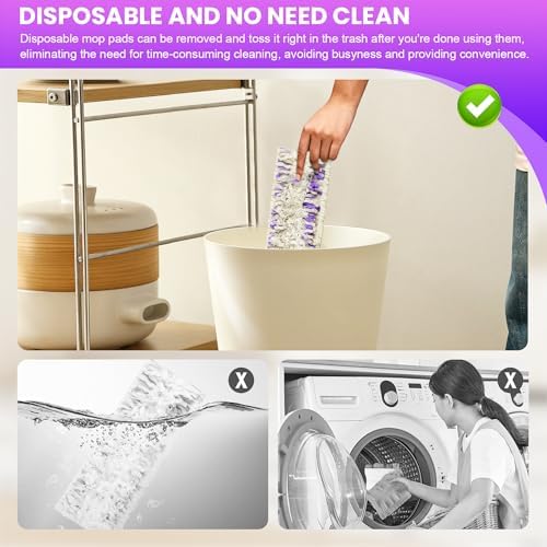 30 Pack Disposable Mop Pads Refills for PowerMop