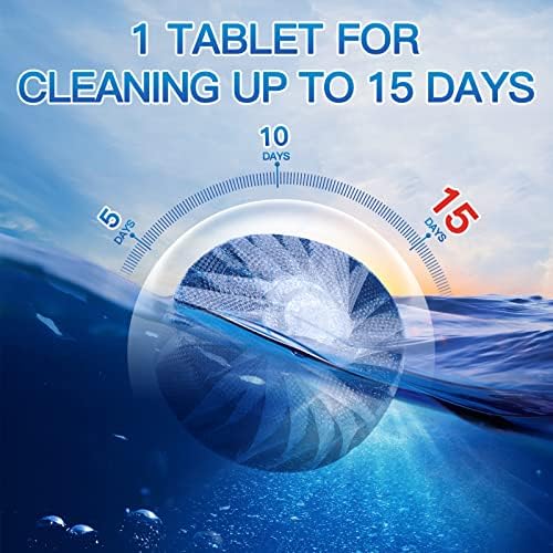 Vacplus Toilet Bowl Cleaners 20-Pack Blue Tablets