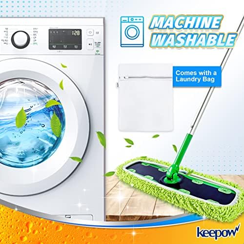 KEEPOW Reusable XL Wet Pads Refills for Swiffer XL Mop