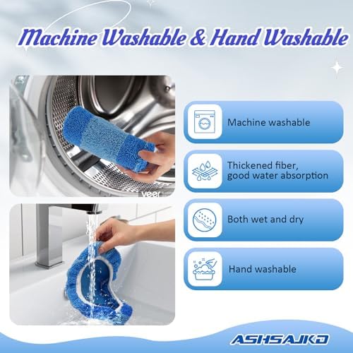 8 Pack Reusable Mop Pad for Swiffer Sweeper