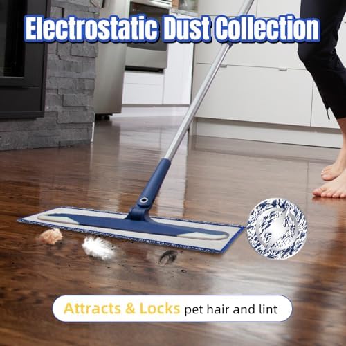 3 Pack Microfiber Replacement Mop Pads for Bona