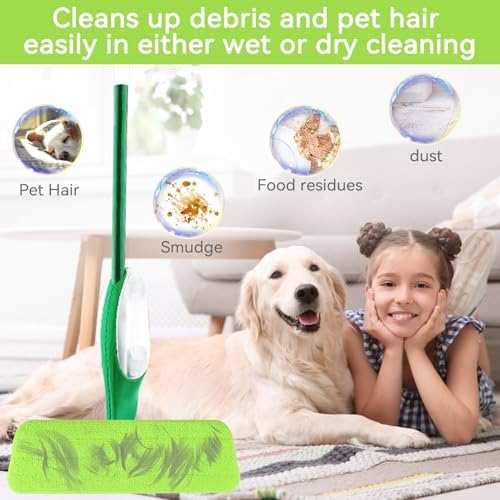GreeSuit 6 Pack Microfiber Mop Pads for Libman Freedom Spray Mop