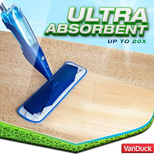 VanDuck Microfiber Mop Pads 3 Pack for Bona 18 Inch