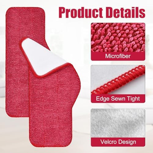 Yuunaie Steam Mop Pads 6-Pack for Schenley