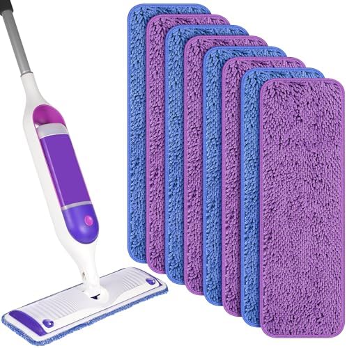 8 Pack Reusable Microfiber Mop Pads for Swiffer Power Mop 1