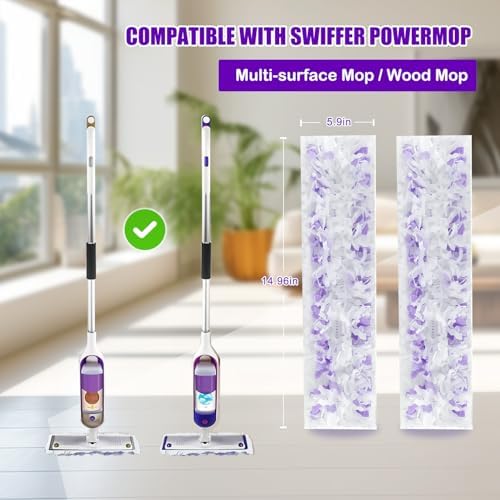Power Mop Pads Refills - 18 Count Multi-Surface Compatible