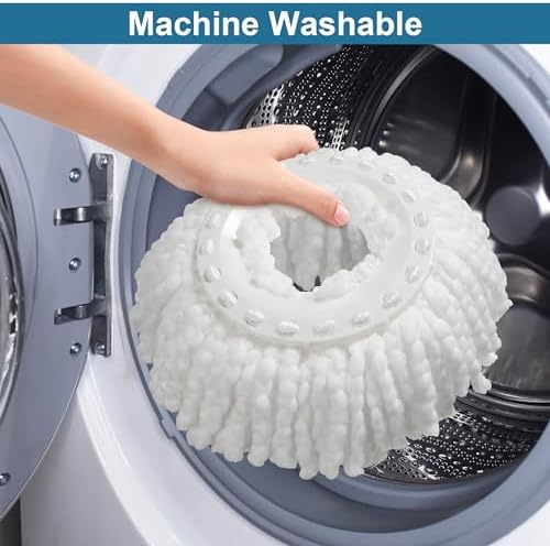 6 Pack Mop Head Replacements for RinseWise and FunClean Spin Mops