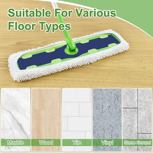 8 Pack Reusable Swiffer XL Mop Pads - Wet Dry Compatible