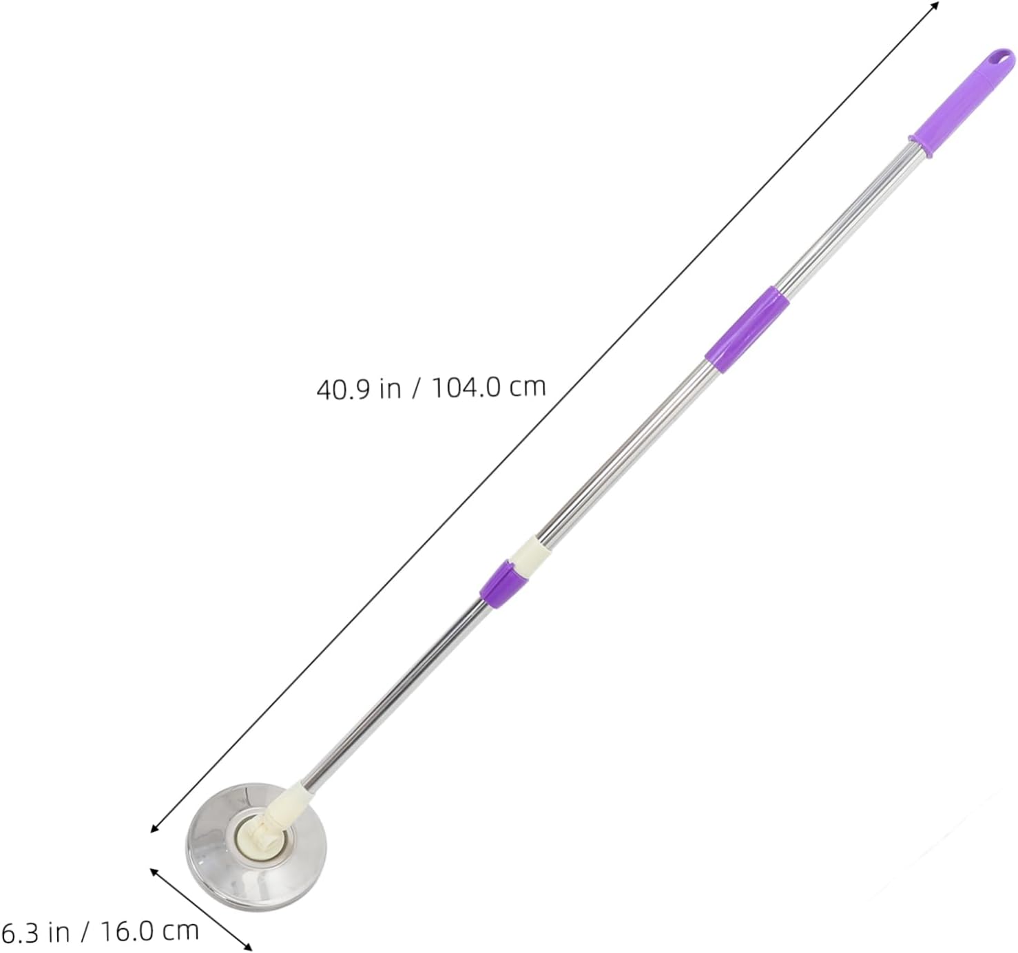 Stainless Steel Mop Handle with Rotating Mechanism