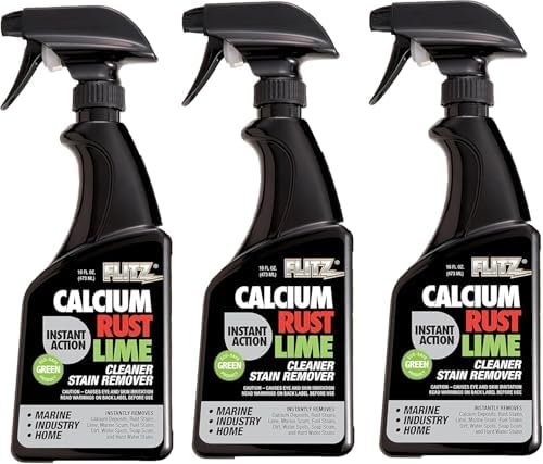 Flitz Calcium Rust Lime Remover 16oz 3 Pack