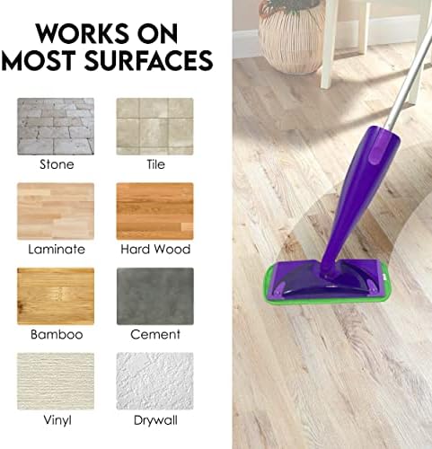 Turbo Microfiber Reusable Mop Pads 8 Pack