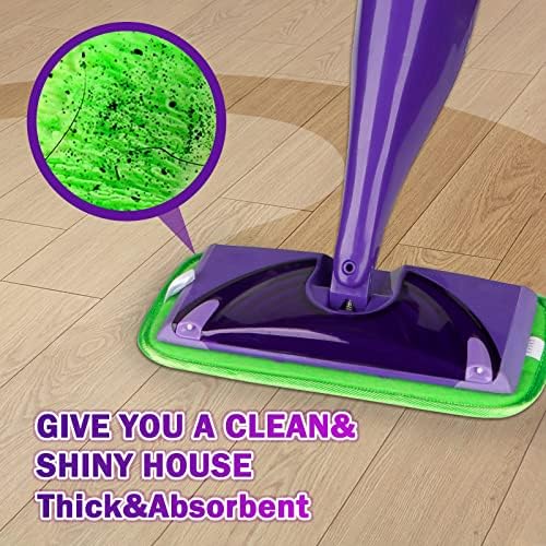Orighty Reusable Mop Pads - 116x55 Inch Machine Washable Compatible with Swiffer WetJet
